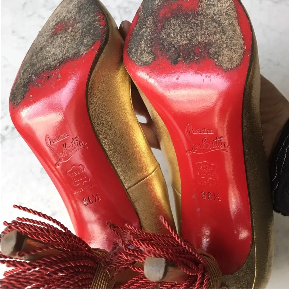 Christian Louboutin Pigalle Tassel Heels - Picture 6 of 8